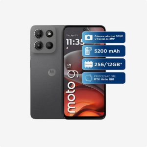 Celular MOTOROLA G15 256 GB 4 GB RAM Gris